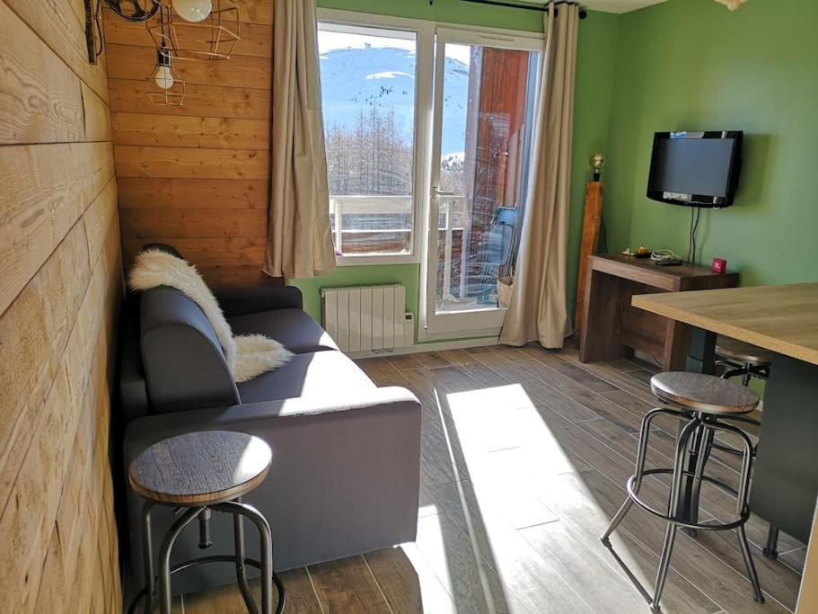 Au Pied Des Pistes Avec Parking Entierement Renove Apartman Huez Kültér fotó